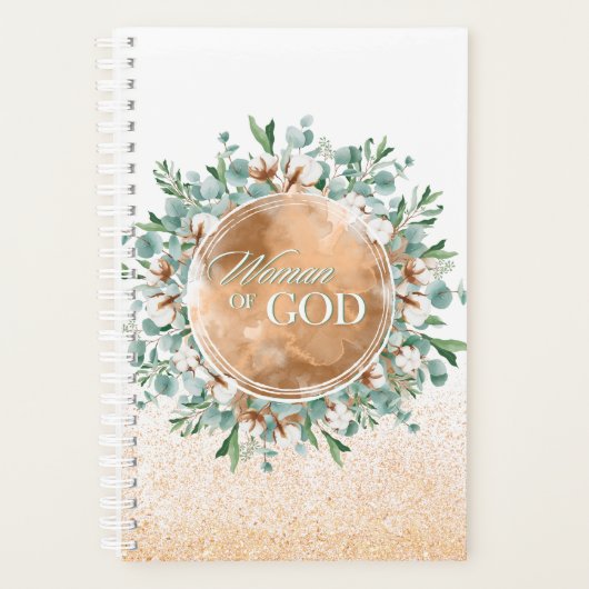 Vrouw van God in Bruin Planner (Voorkant)