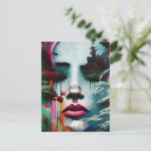 Vrouw van het Bos Briefkaart (Staand voorkant)