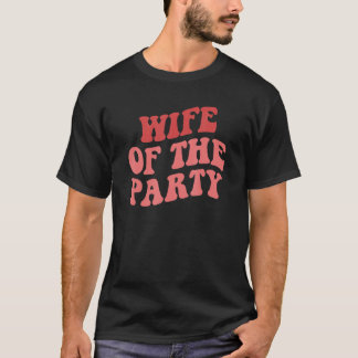 Vrouw Van Het Feest Waar We Van Genieten Verloving T-shirt
