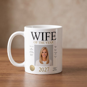 Vrouw van het Jaar Foto Koffiemok