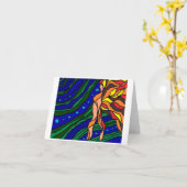 Vrouw van het Water Kaart (Gele Bloem)