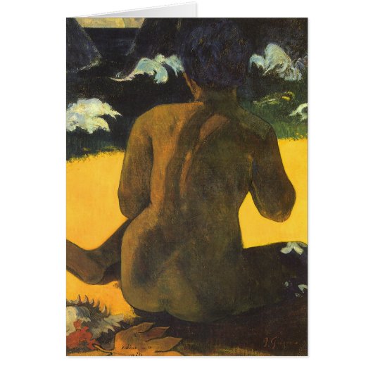 Vrouw van het Zee van Paul Gauguin,  Kunst (Voorkant)