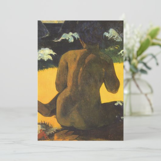 Vrouw van het Zee van Paul Gauguin, Kunst (Staand voorkant)