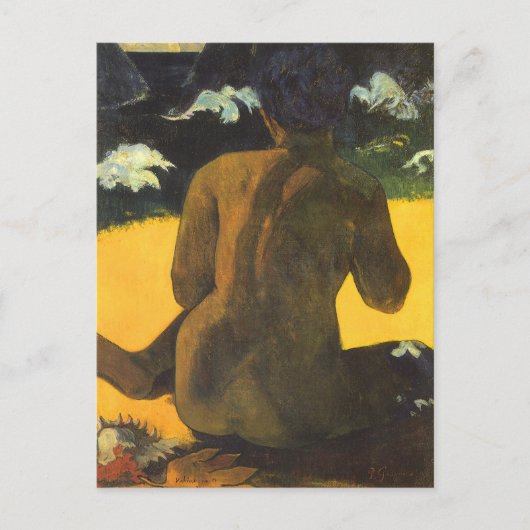 Vrouw van het Zee van Paul Gauguin, Kunst Briefkaart (Voorkant)
