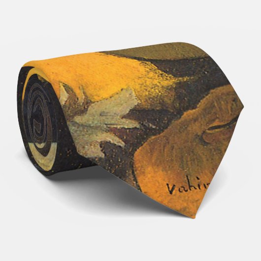 Vrouw van het Zee van Paul Gauguin,  Kunst Stropdas (Opgerold)