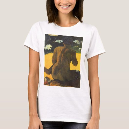 Vrouw van het Zee van Paul Gauguin, Kunst T-shirt (Voorkant)