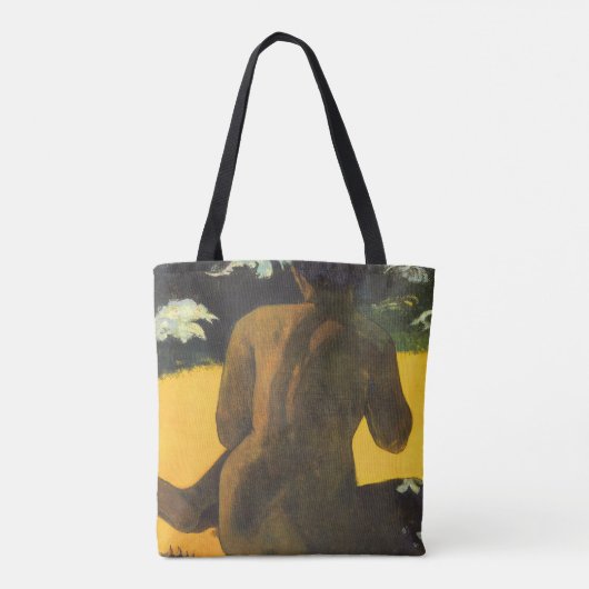 Vrouw van het Zee van Paul Gauguin,  Kunst Tote Bag (Achterkant)