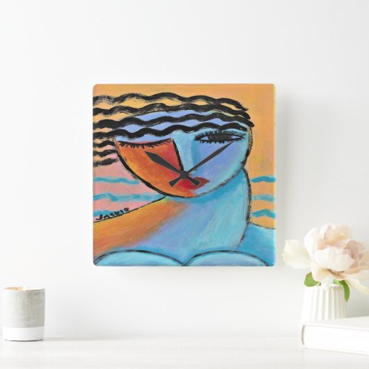 Vrouw van het Zee Vierkante Klok (Huis)