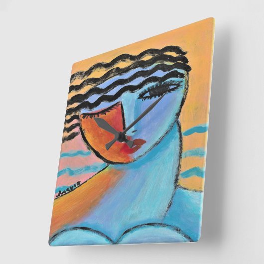 Vrouw van het Zee Vierkante Klok (Hoek)