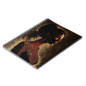 Vrouw van het zwarte rode en bruine Notitieboek (Linkerzijde)