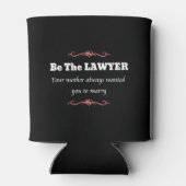 Vrouw van juristen van de rechtenfaculteit Afstude Blikjeskoeler (Achterkant)