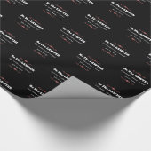 Vrouw van juristen van de rechtenfaculteit Afstude Cadeaupapier (Hoek)