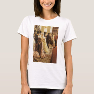 Vrouw van Mode door Tissot,  Victoriaans Kunst T-shirt
