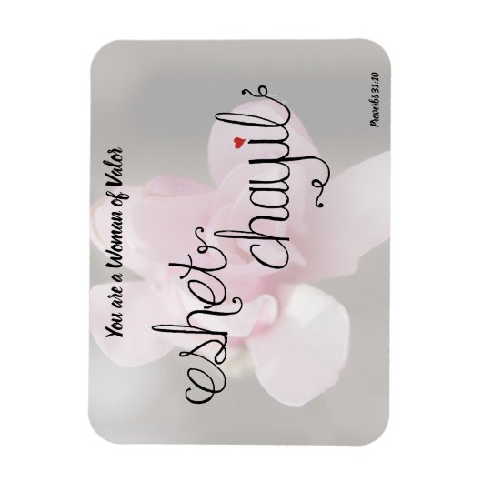 Vrouw van moed magneet (Verticaal)