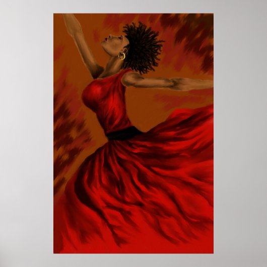 Vrouw van Passie Poster (Voorkant)