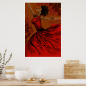 Vrouw van Passie Poster (Keuken)