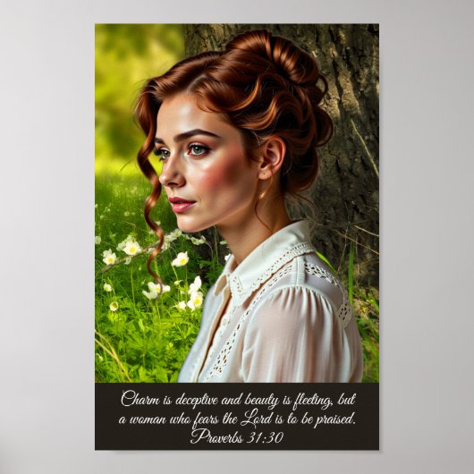 Vrouw van Spreuken 31 Poster (Voorkant)