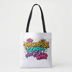 Vrouw van Spreuken 31 Tote Bag