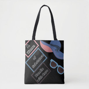 Vrouw van substantie Canvas tas