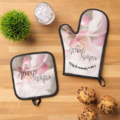 Vrouw van Valor Schort Ovenwant & Pannenlap Set (Top down)