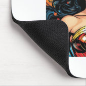 Vrouw Van Wonder Sticker  Muismat (Hoek)