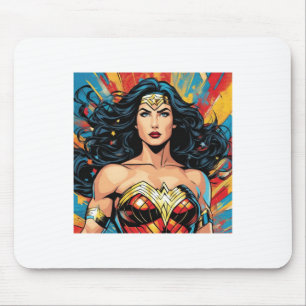 Vrouw Van Wonder Sticker Muismat