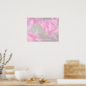 Vrouw VentilatorRozen Poster voor 'Birthday Design (Keuken)