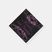 Vrouw verjaard 70 jaar servet (Hoek)