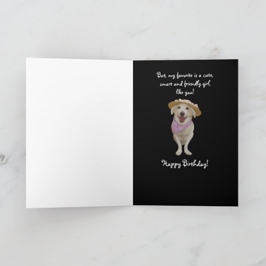  Vrouw Verjaardag Kaart (Binnen)