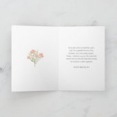 Vrouw Verjaardag Met Mijn Liefde Roze Bloem Patroo Kaart (Binnen)