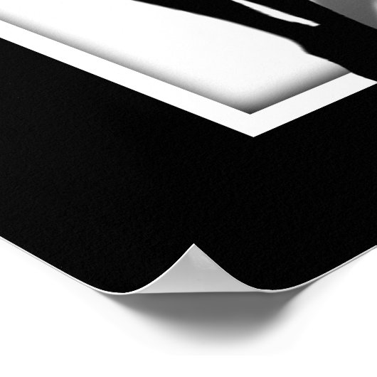 Vrouw Vermiste vrouw Silhouette Poster (Hoek)