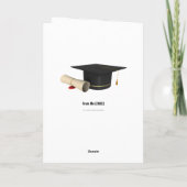 Vrouw verpleegkundige Afstuderen gefeliciteerd Kaart (Achterkant)