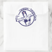 Vrouw Verpleegkundige Spieren stickers (Tas)