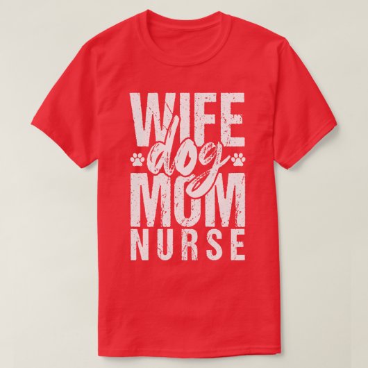 Vrouw Verpleegster T-shirt (Design voorkant)