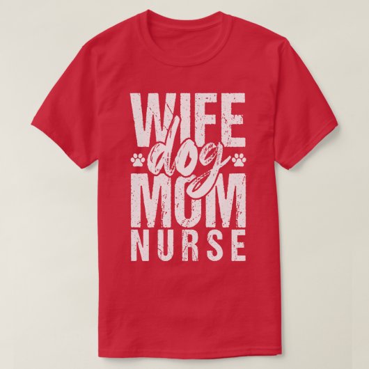 Vrouw Verpleegster T-shirt (Design voorkant)