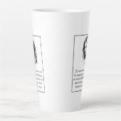 Vrouw - Verschillende Drummer Quote Latte Mok (Voorkant)