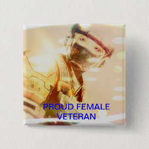 VROUW VETERAN BUTTON