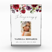 Vrouw Viering Van Het Leven Foto Blok  (Voorkant)