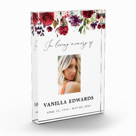 Vrouw Viering Van Het Leven Foto Blok (Links)