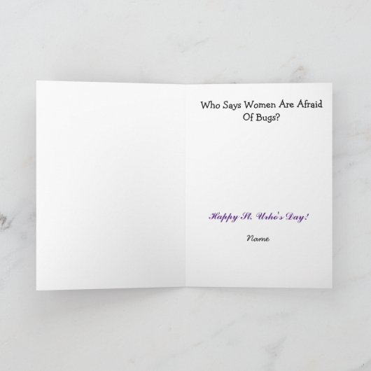 Vrouw Viking St. Urho's Day Card Kaart (Binnen)