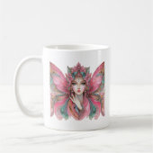 Vrouw Vlinder Koffiemok (Links)