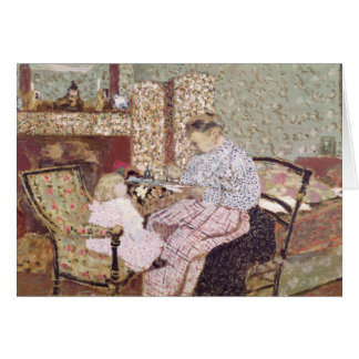 Vrouw voedt een kind, 1901