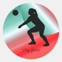 Vrouw Volleybal Speler Beachvolleybal