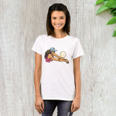 Vrouw Volleybalspeler T-shirt