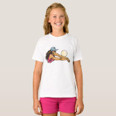 Vrouw Volleybalspeler T-shirt (Voorkant volledig)