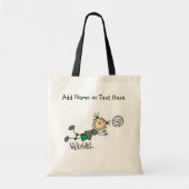 Vrouw Volleybalspelzak Tote Bag (Voorkant)
