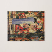 Vrouw voor een winkelvenster door August Macke Legpuzzel (Horizontaal)