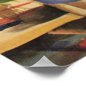 Vrouw voor een winkelvenster door August Macke Poster (Hoek)