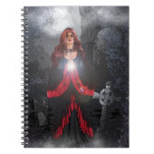 Vrouw voor het brouwen van graven notitieboek (Voorkant)