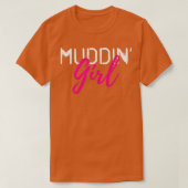 Vrouw voor muddebederf t-shirt (Design voorkant)